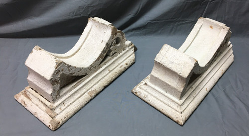 Antica coppia mensole legno