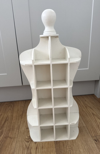Manichino legno bianco - in,