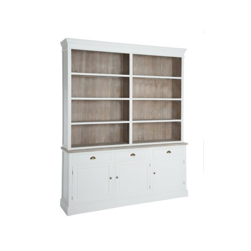 Libreria bianca shabby chic - libreria,