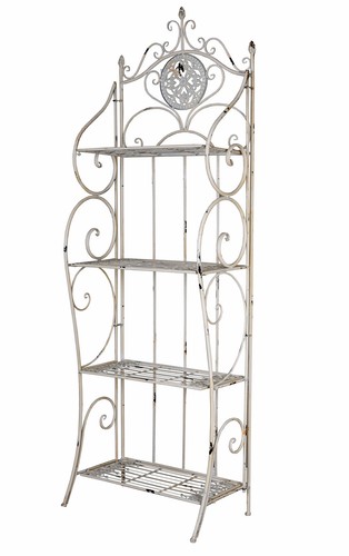 Scaffale bagno bianco - , shabby