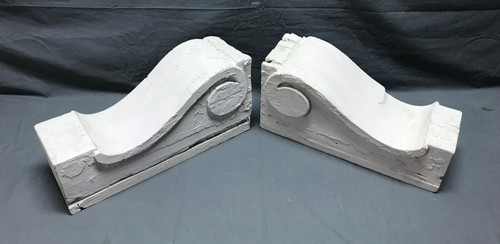 Antica coppia mensole legno
