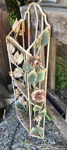 Toleware vintage metallo - , rosa
