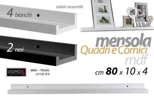 Mensola parete porta quadro - da,