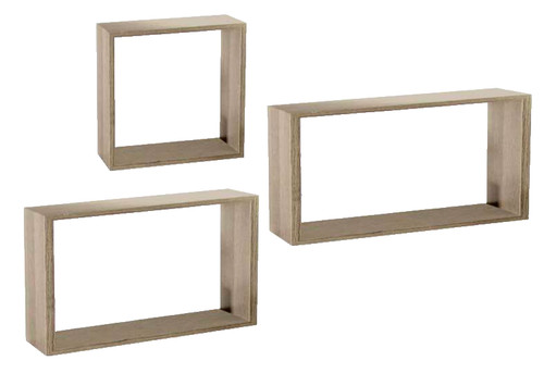 Set mensole cubo parete - set,