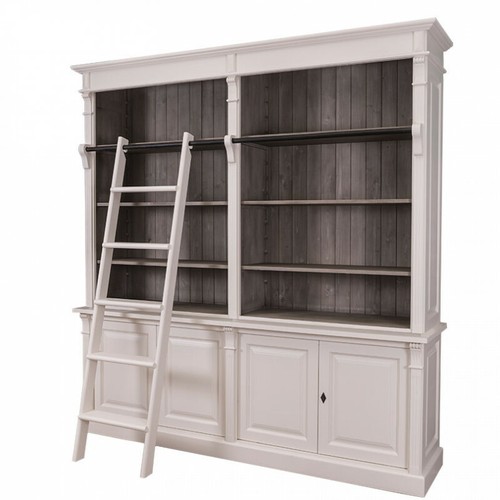 Libreria biblioteca legno - libreria,