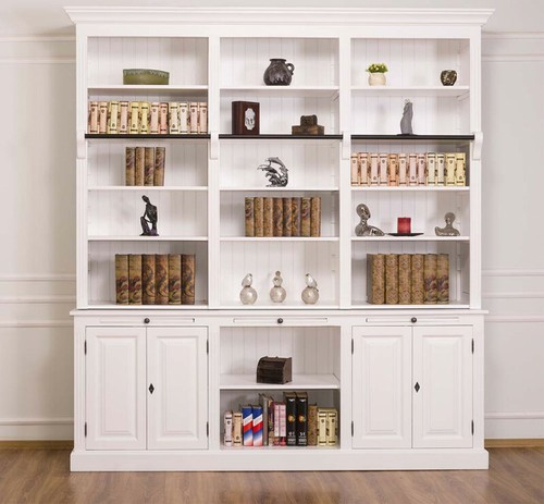 Libreria biblioteca legno - libreria,