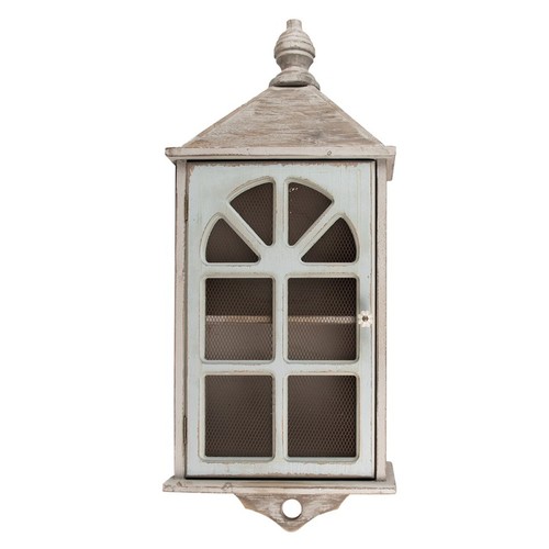 Scaffale muro legno grigio - scaffale,